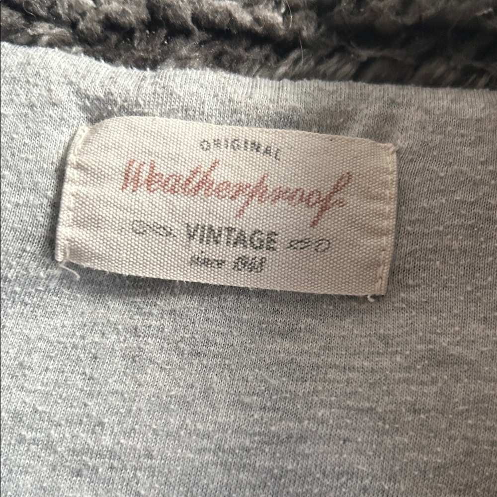 Women's Cozy Gray Sherpa Fleece Pullover from Weatherproof vintage - Picture 2 of 3